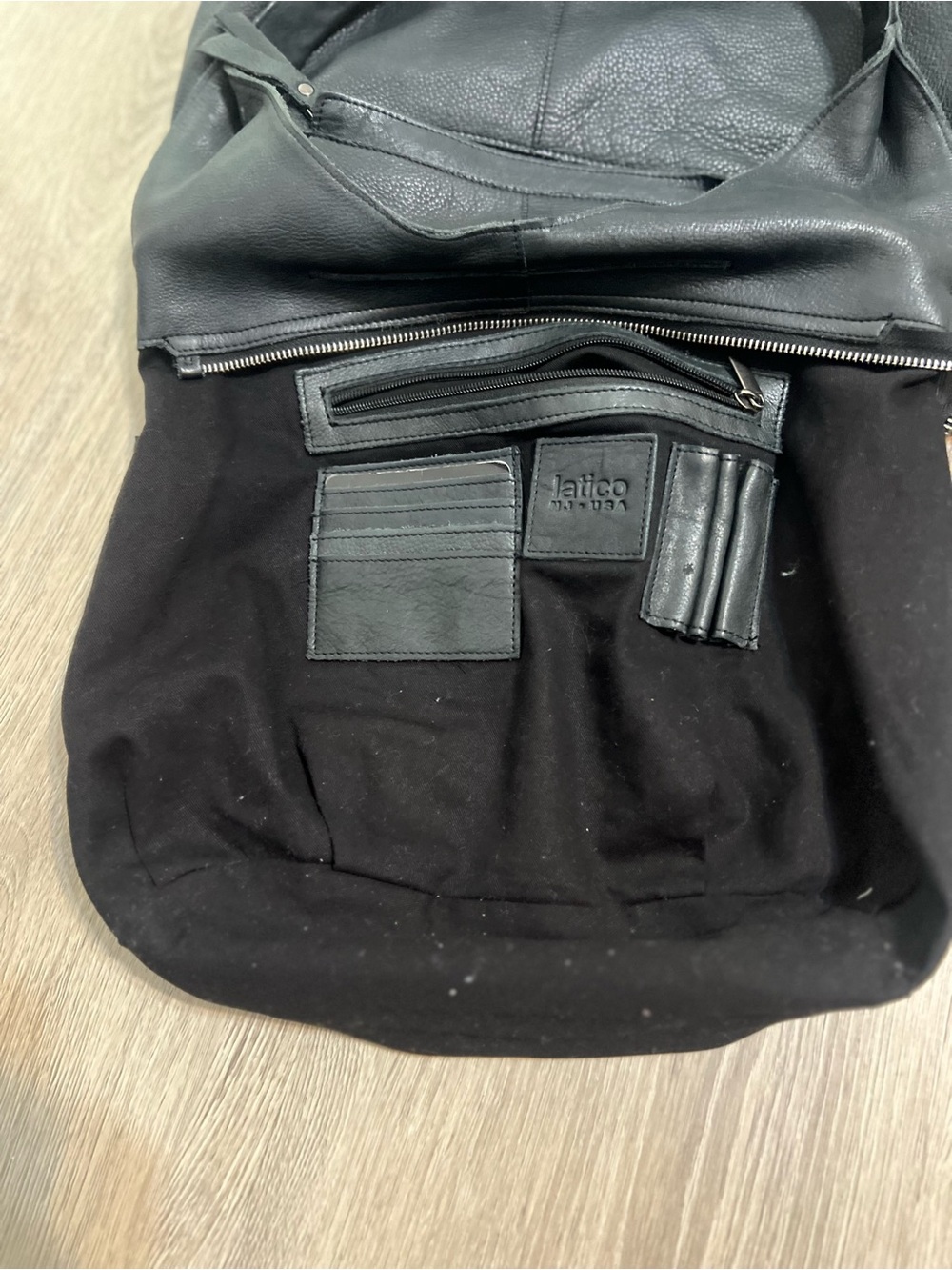 Latico black Leather Hobo Bag - Picture 6 of 8